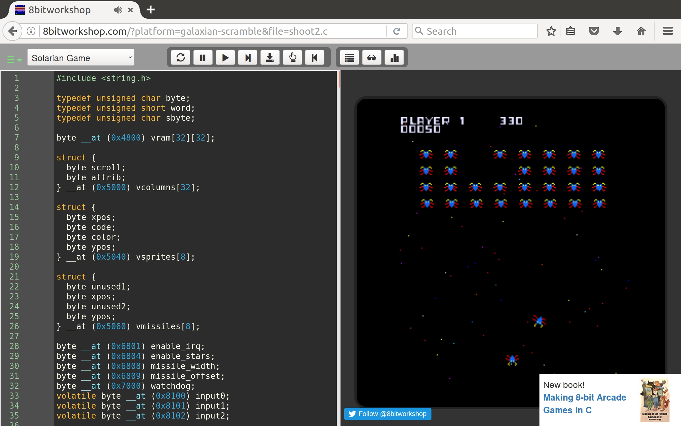 Programming challenges. C coding games.